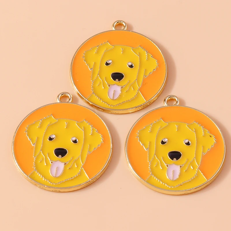 10 Stuks Schattige Email Dier Charmes Husky Corgi Bulldog Puppy Hond Hanger Voor Armband Ketting Handgemaakte Sieraden Bevindingen
