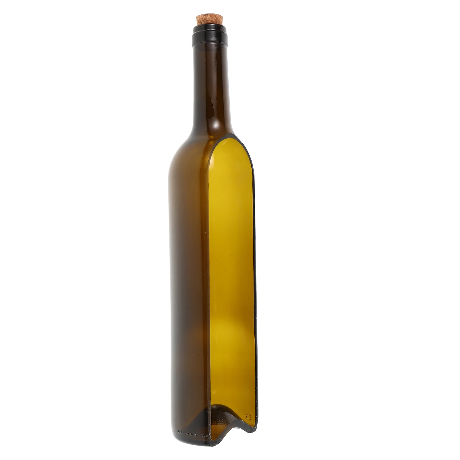 

Innovative Wine Bottle Planter Handcrafted Glass Vase For Floral Arrangements Unique Design For Succulents And Candles Holder
