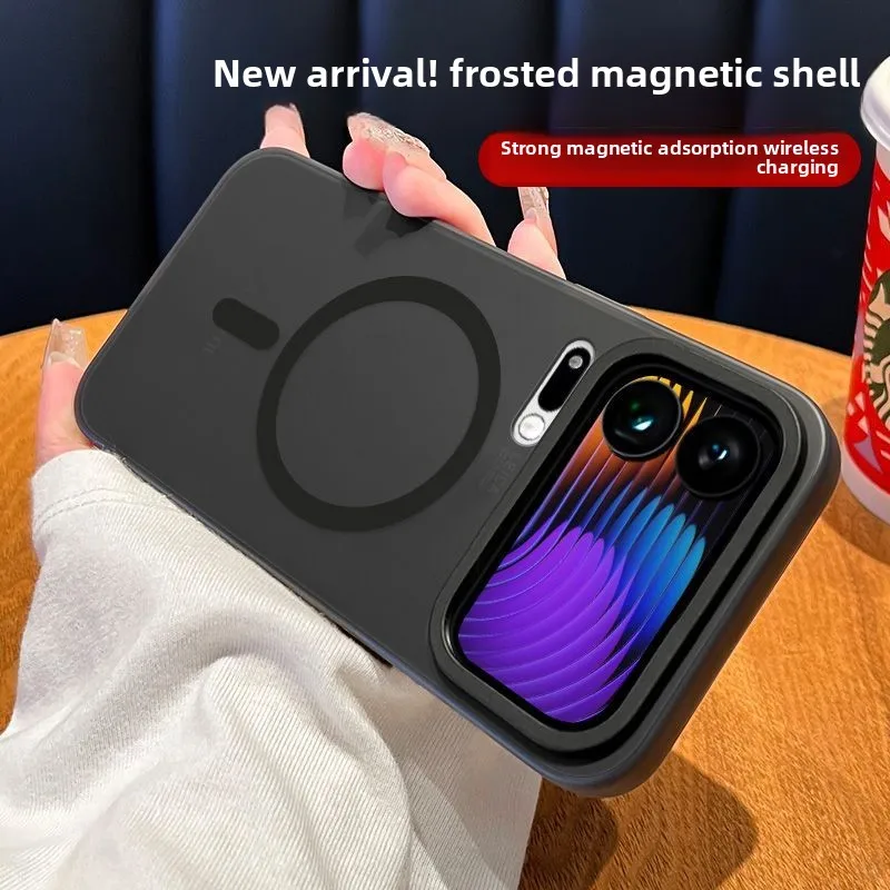 حافظة لهاتف Xiaomi 17 Pro Max جديدة ذات ملمس جلدي غير لامع شفط مغناطيسي غطاء كامل مضاد للسقوط لهاتف Xiaomi17 Pro مقاوم للصدمات Funda