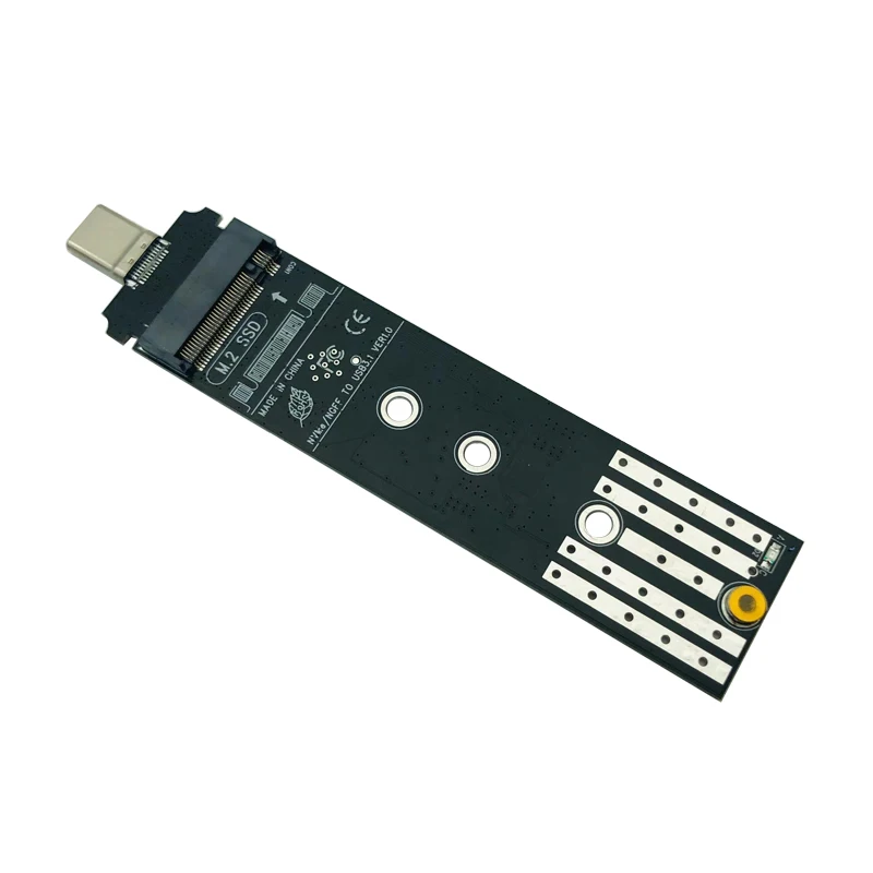 M.2 NVME/SATA USB3.1 Type-C อะแดปเตอร์ Dual Protocol M2 SSD M.2 to USB3.1 อะแดปเตอร์สําหรับ M.2 NVME PCIe SATA NGFF M2 SSD RTL9210B