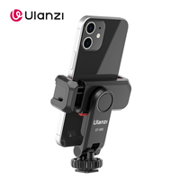 ULANZI Phone Tripod Mount ST-06S, New Universal Smartphone Mount Adapter , 360° Rotates Adjustable Cell Phone Clip Clamp Holder