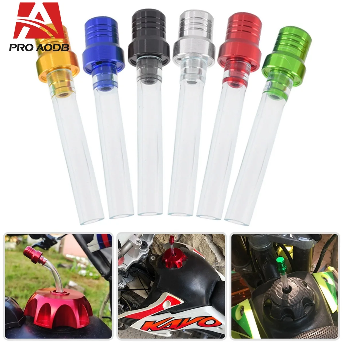 Universal 50mm CNC Aluminum Racing Gas Fuel Tank Cap With Vent Cap For Yamaha Kawasaki Honda KTM Suzuki Motorcycle Dirt Bike ATV view 3