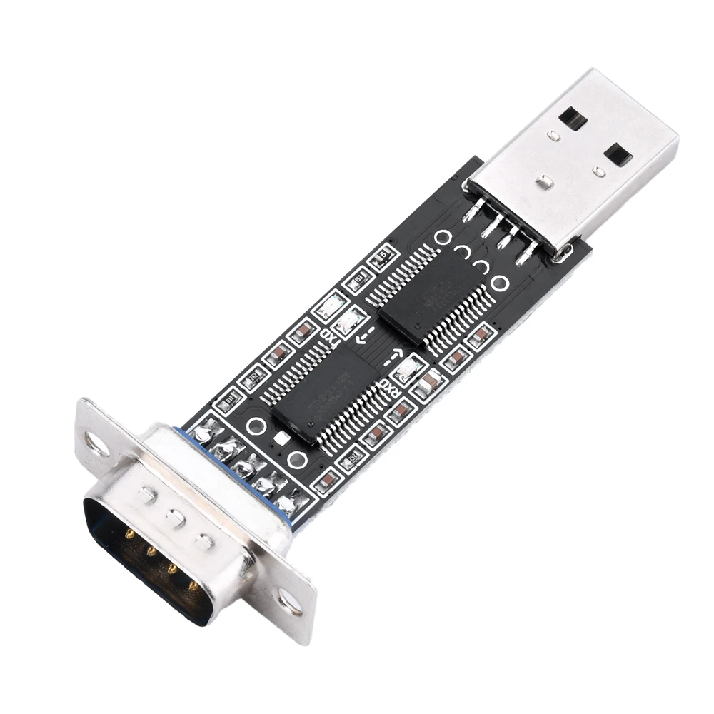 Diymore USB to RS232 communication serial port module USB TPYE C to DB9 male original CP2102+ZT213LEEA