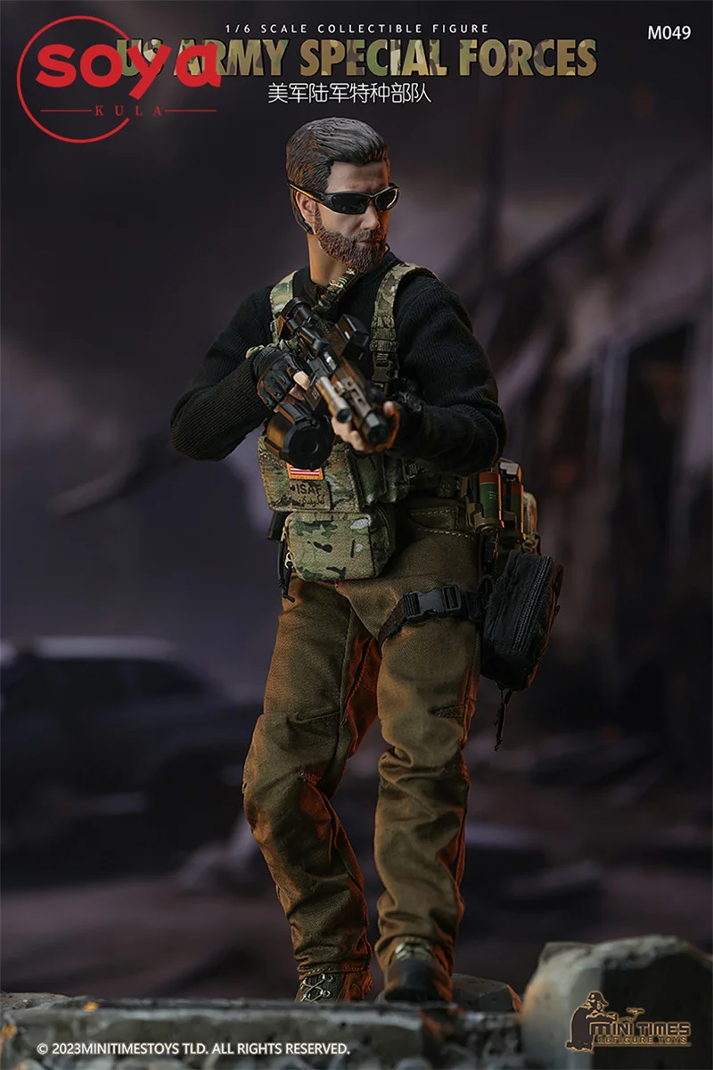 ألعاب صغيرة M049 1/6 مقياس القوات الخاصة للجيش الأمريكي شخصية الحركة 12 بوصة تمثال ذكر مجموعة كاملة لعبة مجسمة قابلة للجمع #4