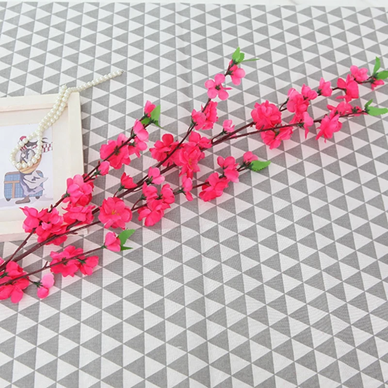 Sakura Kunstbloemen Boeket voor Tuinfeest Bruiloft Huwelijk Decoratie Thuis Kamer Decor Nep Bloemen Tafelvaas Ornament