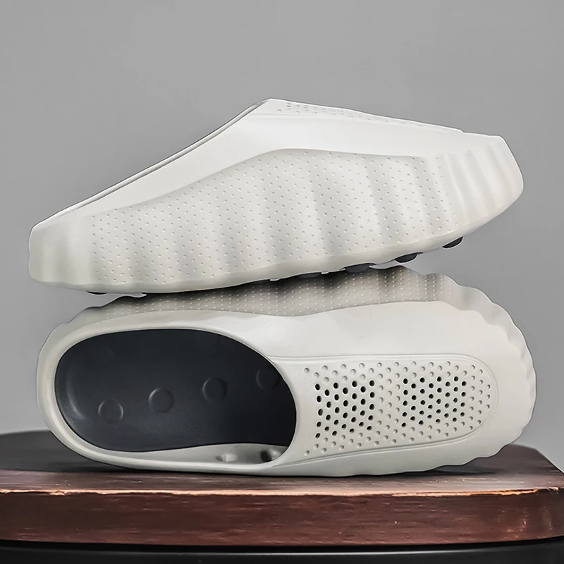 ArfaStep Unisex Massage Slippers EVA Thick Sole Clogs Foot Acupoint Massage Non-slip Breathable Indoor Outdoor Shoes image 4