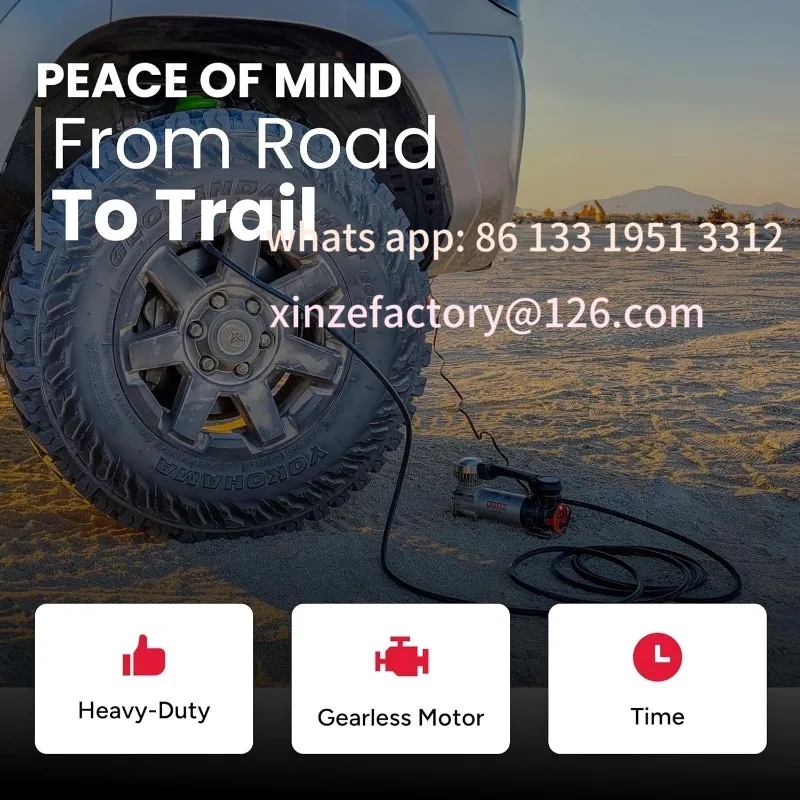 Picture 7: Customizable Tire Inflator Portable On/Offroad Air Compressor For Car, Truck, SUV & RV