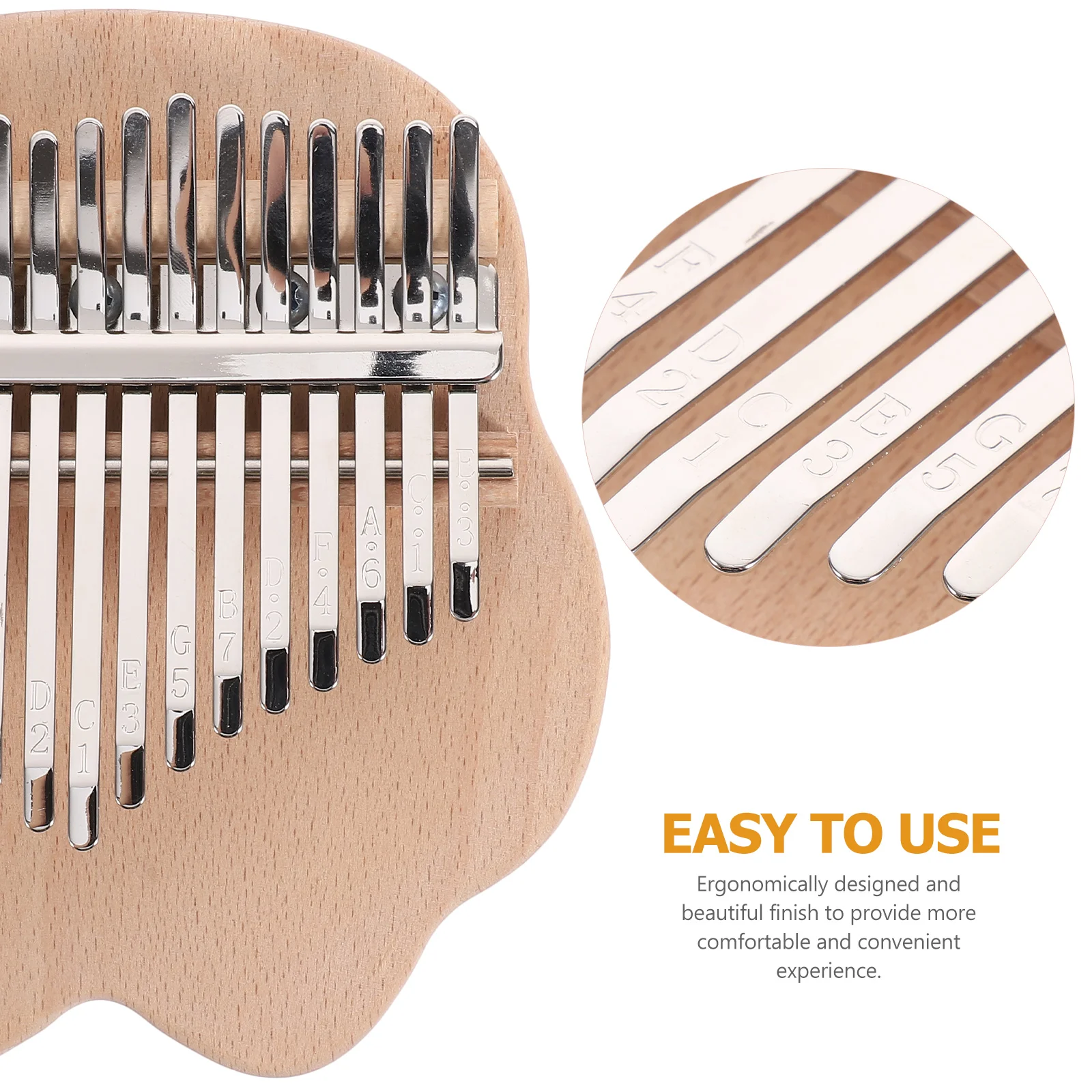 

Thumb Piano Mini Major Instrument Stainless Steel Child Kids Musical Instruments