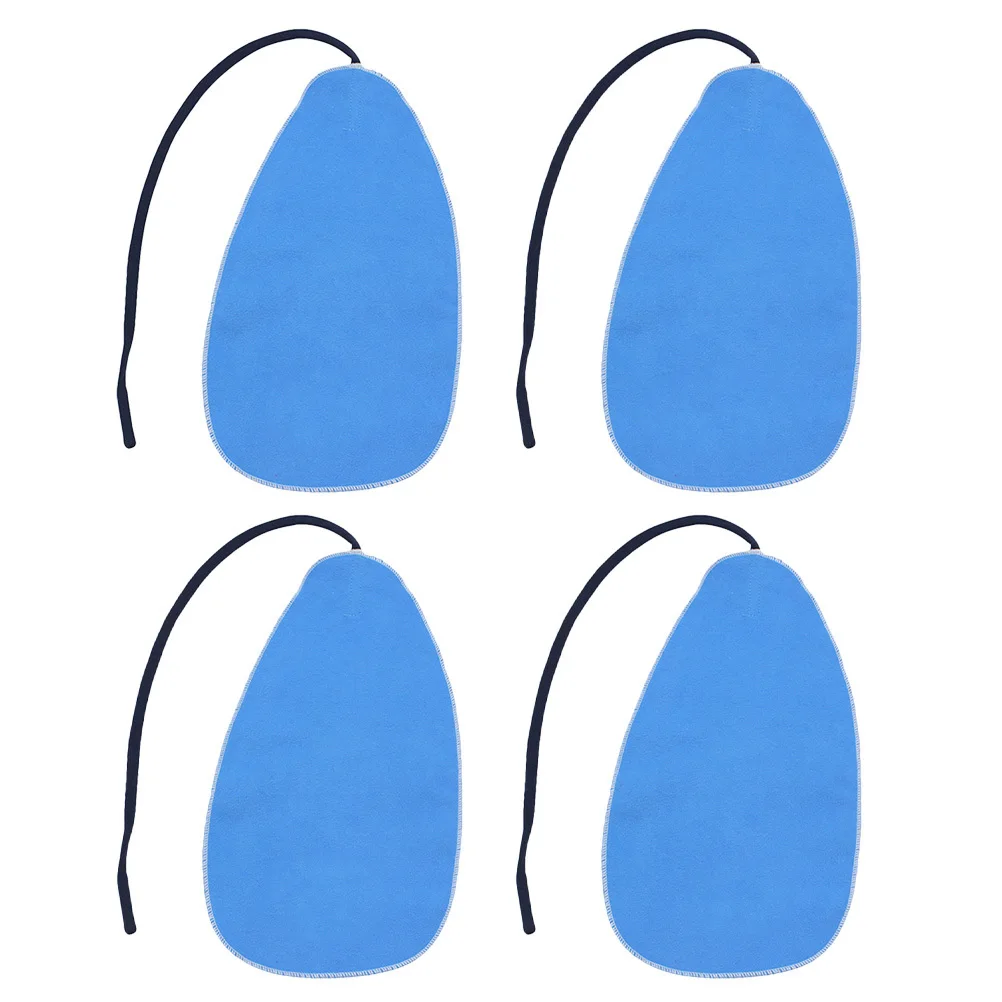 4 قطعة متعددة الآلات تنظيف الملابس الناي الكلارينيت الساكسفون الرعاية ماصة قابلة لإعادة الاستخدام الناي تنظيف الملابس