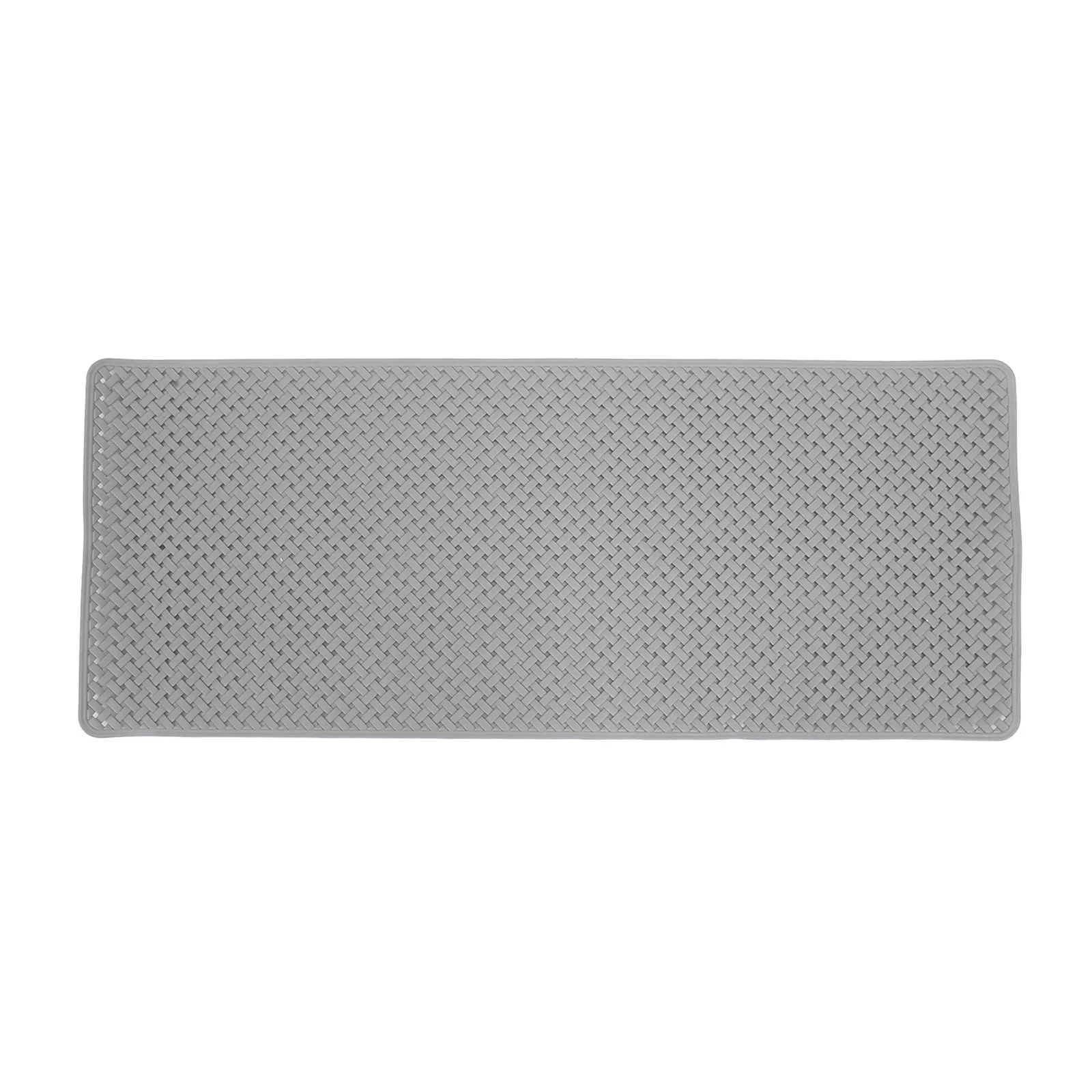 

Bath Tub 45.20X16.11X0.39In Non Slip Shower With Drain Holes Drying Bathroom Floor Mat For Tub Kids Seniors