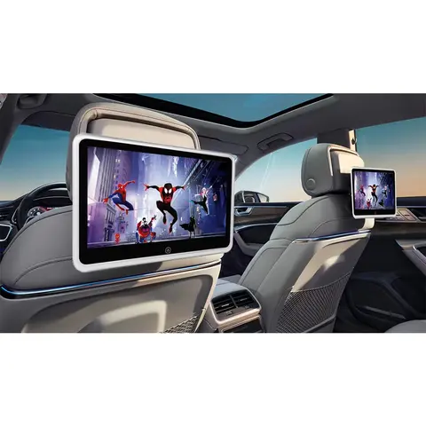 10.1 인치 자동차 머리 받침 모니터 터치 스크린 1080P MP5 지원 Apple 안드로이드 전화 프로젝션 멀티미디어 자동차 라디오 액세서리