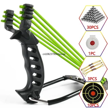 Metal Powerful Slingsshot Professional Slingshot  Hunting Outdoor Shooting Package Hunting Acessories Manual tools