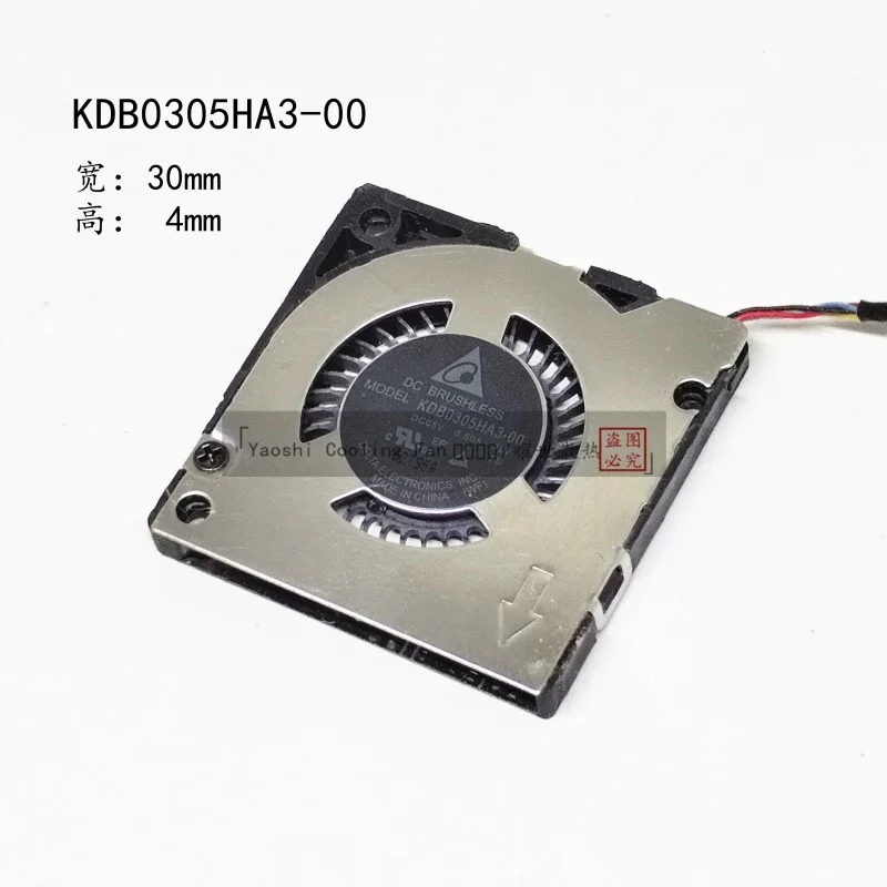 Delta Electronics KDB0305HA3-00 DC 5V Ultra Thin Microchip Drone Notebook Cooling Fan