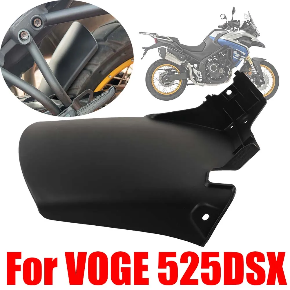 For VOGE DSX 525 DSX 525DSX DS525X DSX525 Motorcycle Accessories Rear Mud Plate Guard Rear Tire Splash Fender Mudguard Extension