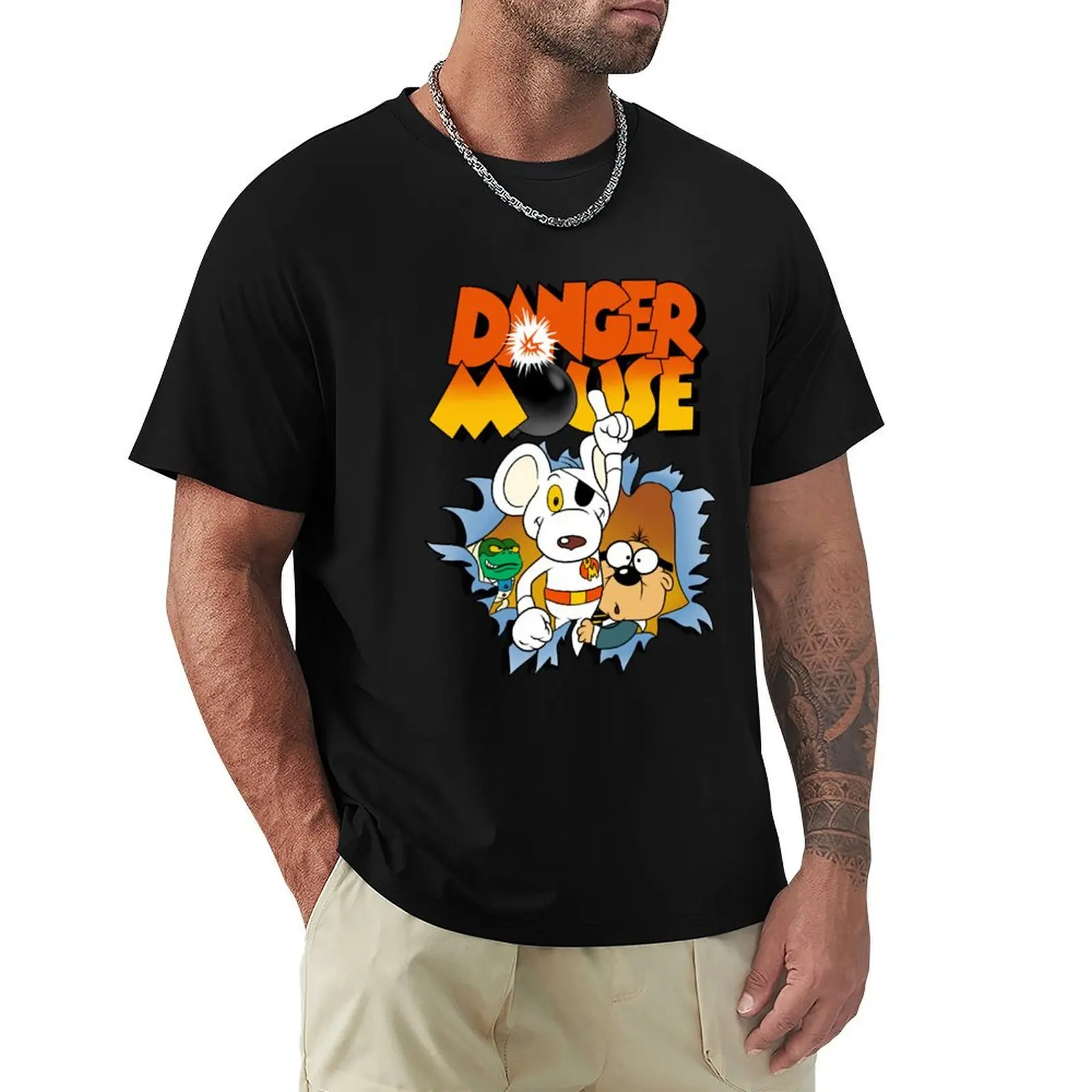

Danger For Fans T-Shirt vintage clothes Anime t-shirt oversized t shirt mens plain t shirts