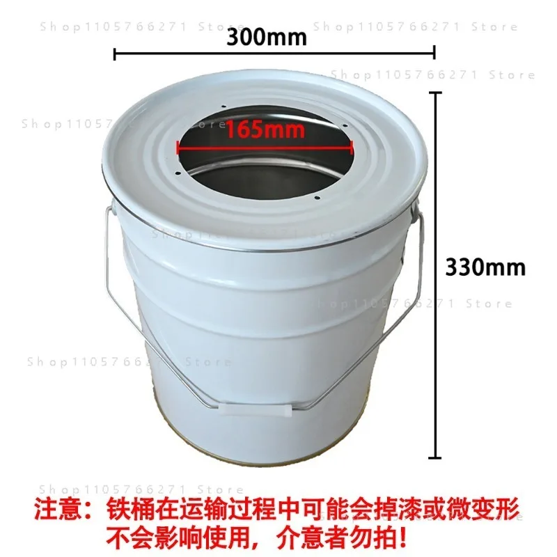 50 Inner Diameter Small Cyclone Separator Dust Collector Putty Powder Grinding Vacuum Cleaner Collection Bucket Dust Removal