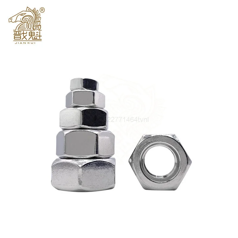 1/50/100pcs A2 304 Stainless Steel Hex Hexagon Nut for M1 M1.2 M1.4 M1.6 M2 M2.5 M3 M4 M5 M6 M8 M10 M12 M16 M20 M24 Screw Bolt