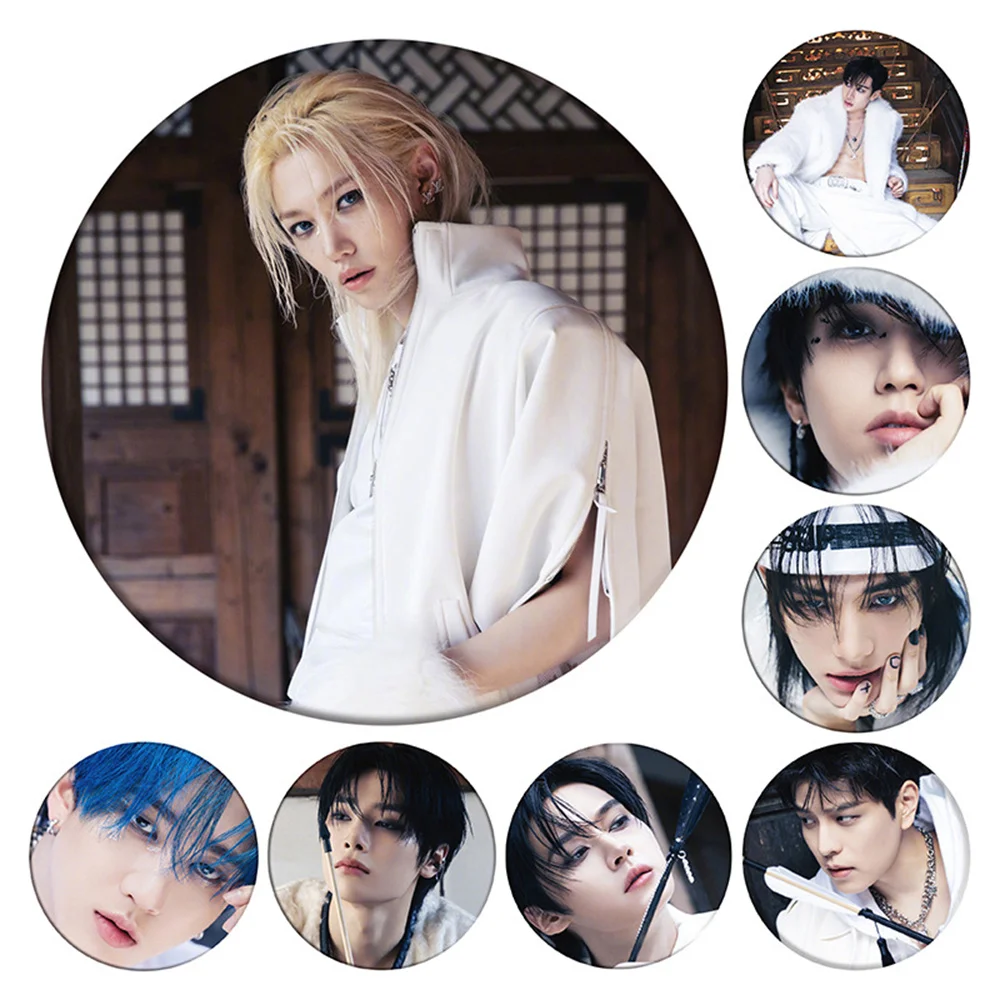 Kpop Boy Group New Album HOP Badge Goods Mirror Keychain Seo Chang-Bin HyunJin Felix Bangchan I.N Han Fans Gifts Collection