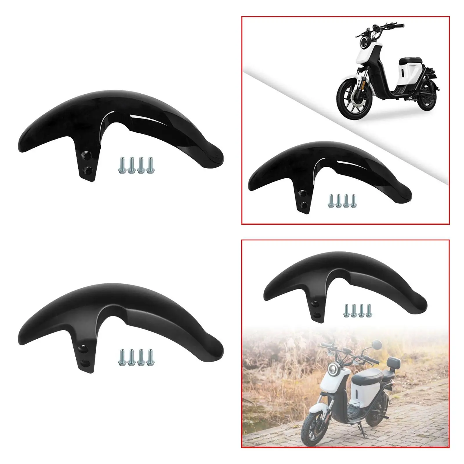 Motorcycle Front Fender Direct Replace Shock Absorber Cover Lightweight Multiuse Protector for U1/US1/U+A Motorcycle