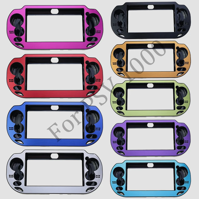 

YUXI 1PC For Multi Color PS Vita PSV 1000 Plastic Coated Aluminum Shell Metal Brushed Protective Cover