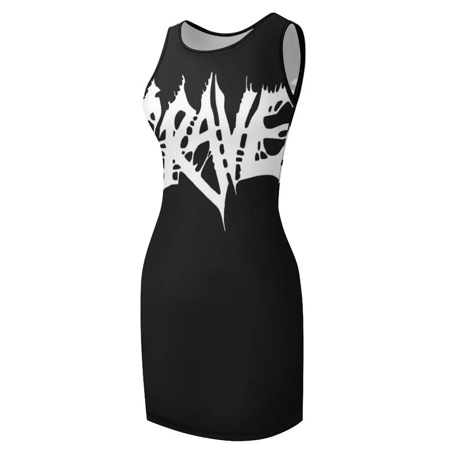 Grave クラシック Tシャツ ノースリーブ サンドレス エレガント パーティードレス 女性用 2025 女性服 夏用女性ドレス 2025