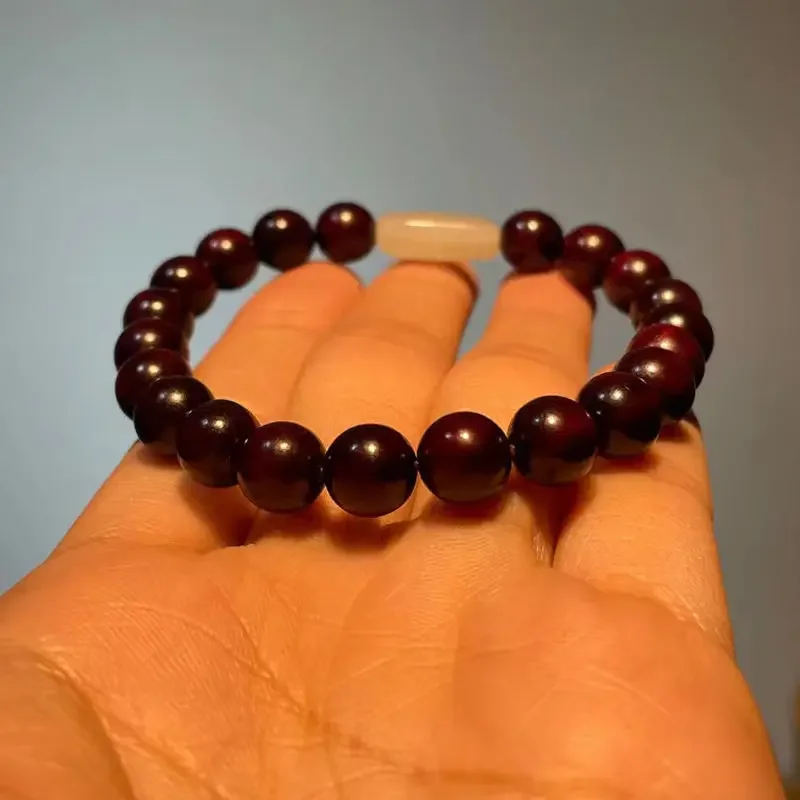 UMQ Natural lobular rosewood beads bracelet for men and women sandalwood multi-circle retro couple bracelet