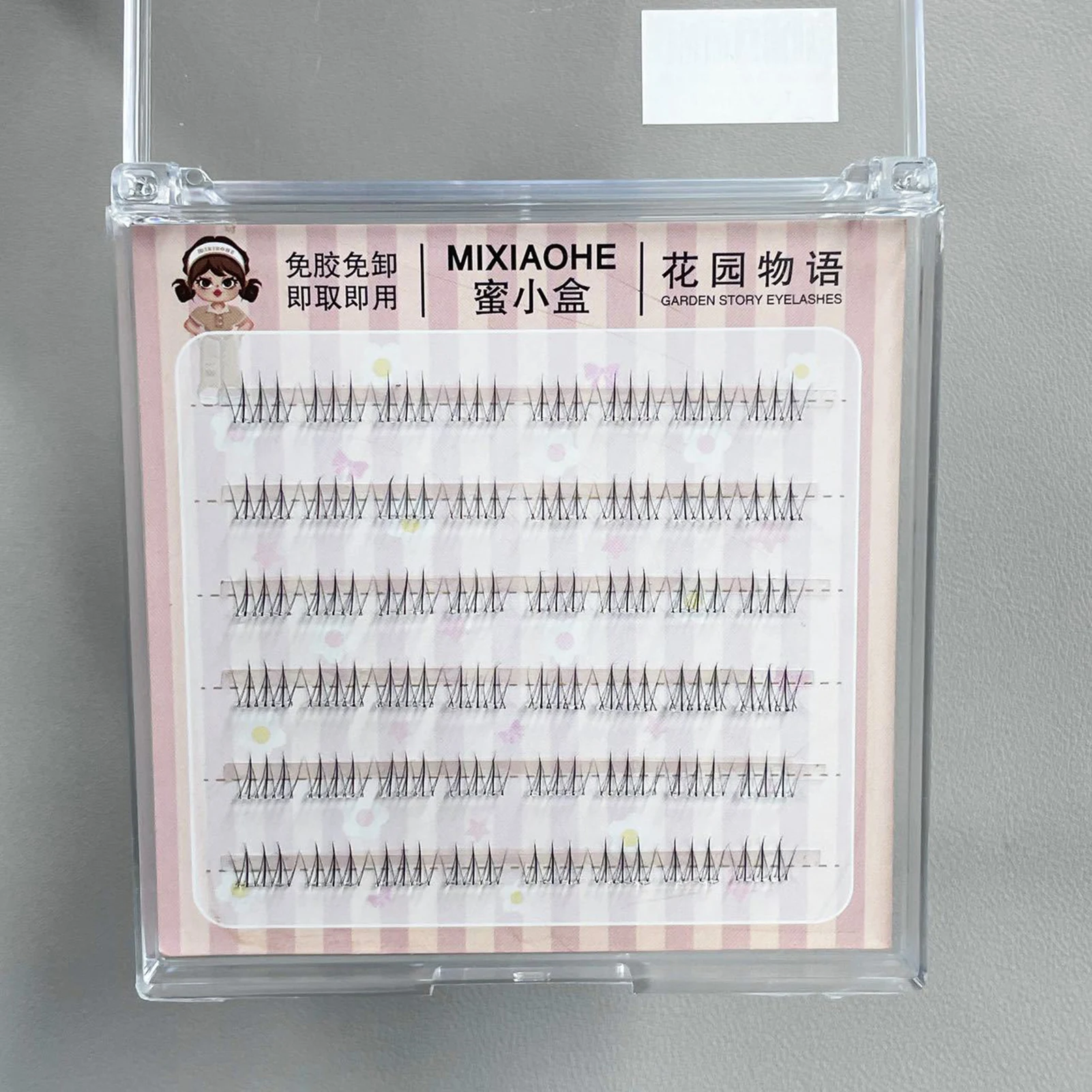 Natural Fake Eyelashes No Glue Bottom Lashes Korean style wispy lash extenstions for Daily Makeup accessories
