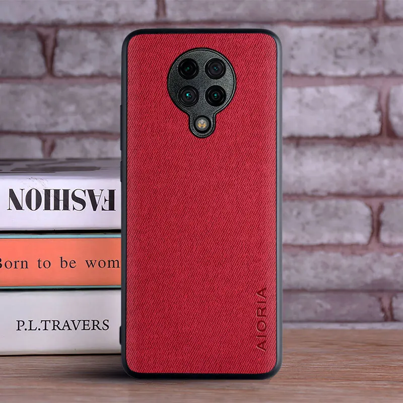 Case for Xiaomi Poco F2 Pro Poco X2 coque Luxury textile Leather skin soft phone cover for xiaomi poco f2 pro case funda capa