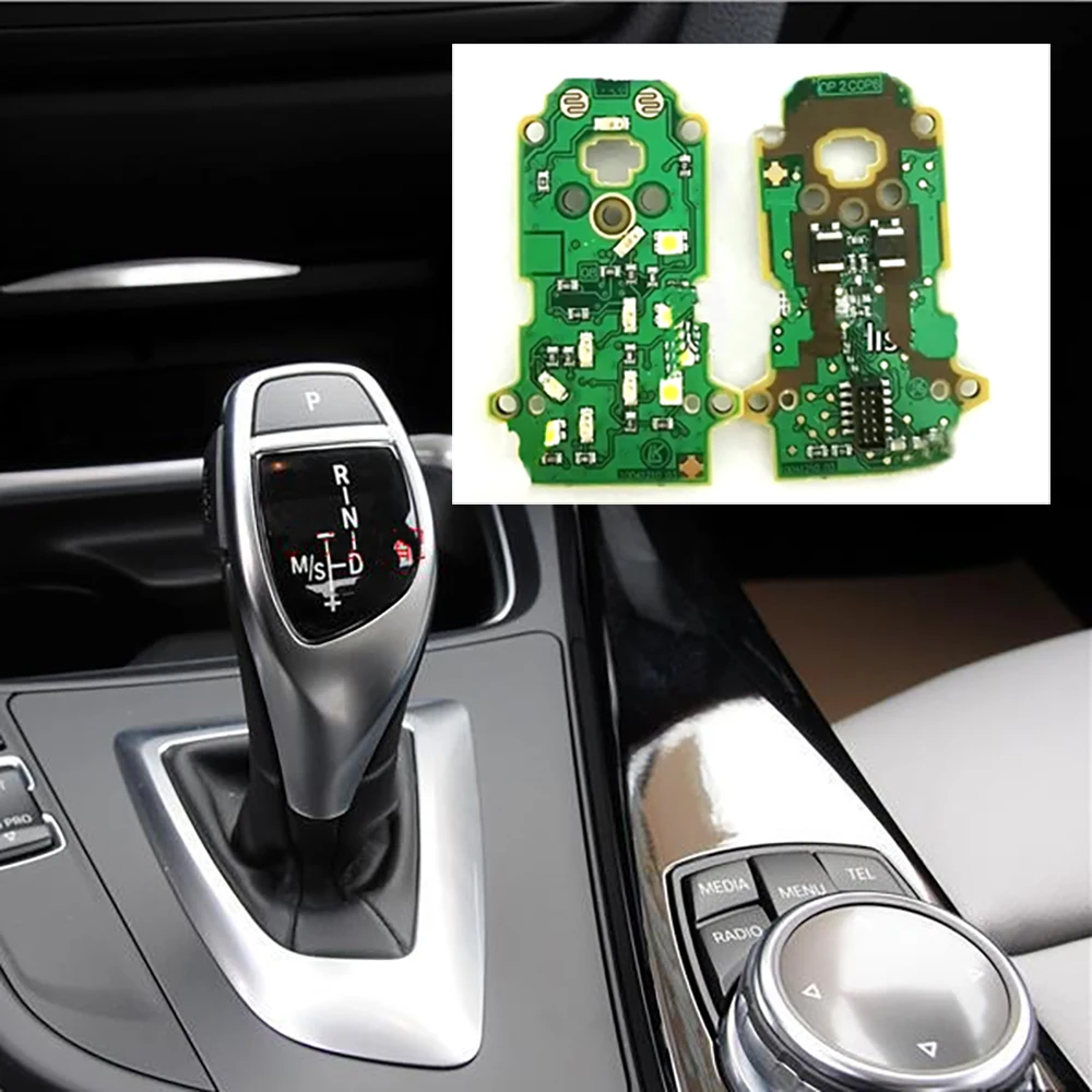 For BMW F 3 5 Series Gearbox Shift Display Panel Handball LED Light Board Gear Lever Luminous Gear Plate