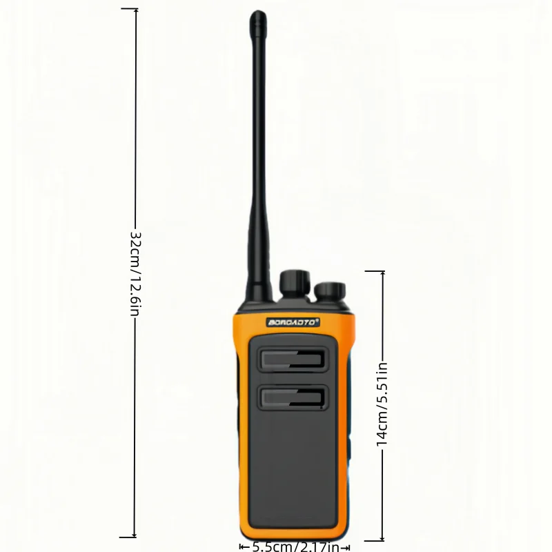 MOTOWEISU Draagbare tweeweg lange afstand krachtige walkie-talkie UHF 400-470 Mhz VOX Helder geluid Upgrade tweewegradio voor buiten