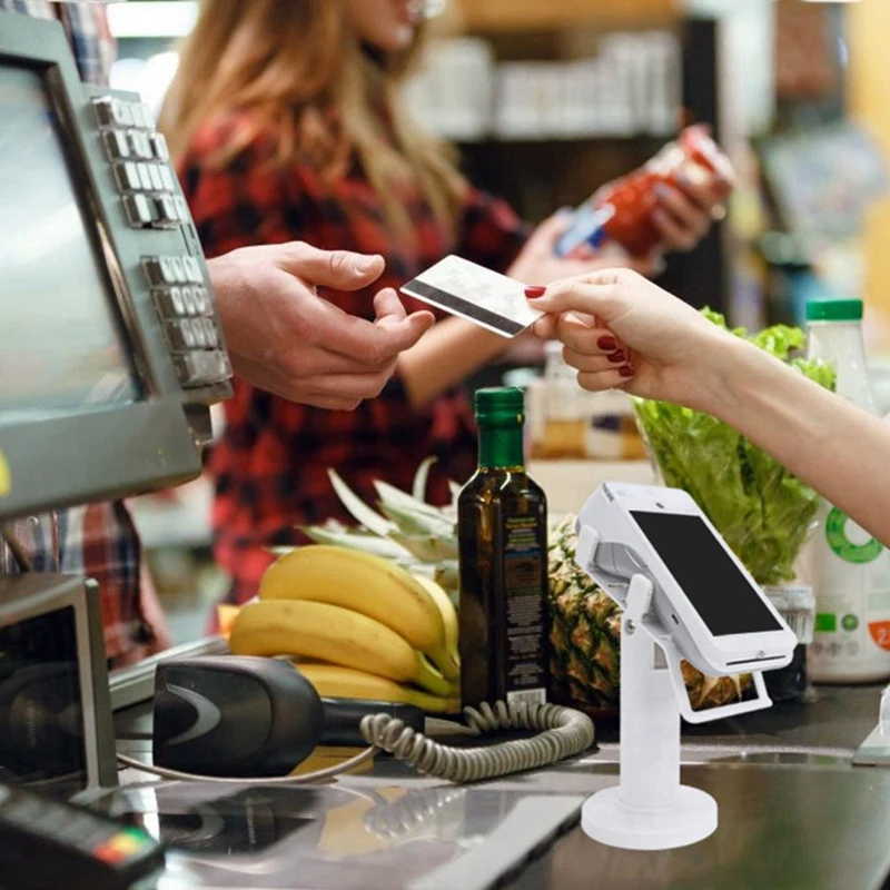 TOP Universal Pos Machine Desktop Stand Rotatable POS Cashiers Holder Rack Display Bracket For Supermarket Restaurant