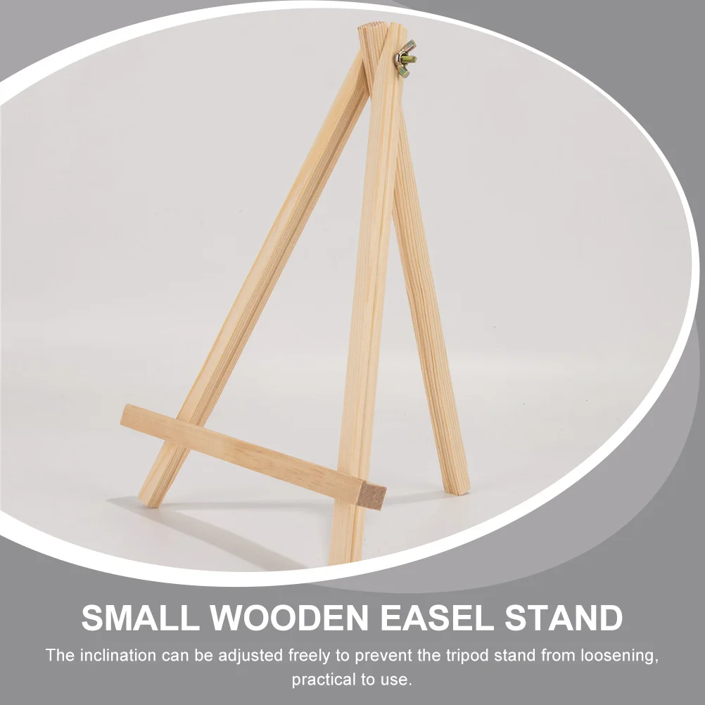 

Painting Easel Display Mini Wood Kids Table Canvas Holder Foldable Lightweight Tripod Gift Box Packaging
