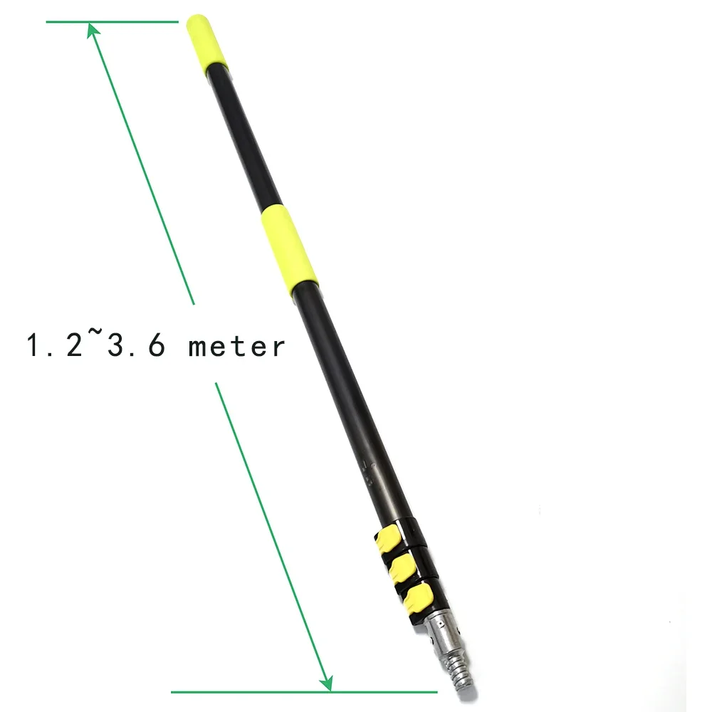 22 Inch Solar Panel Cleaning Brush with 12 FT Aluminum Telescopic Pole for Window Cleaning and Solar Panel Cleaner (3.6 M Pole)