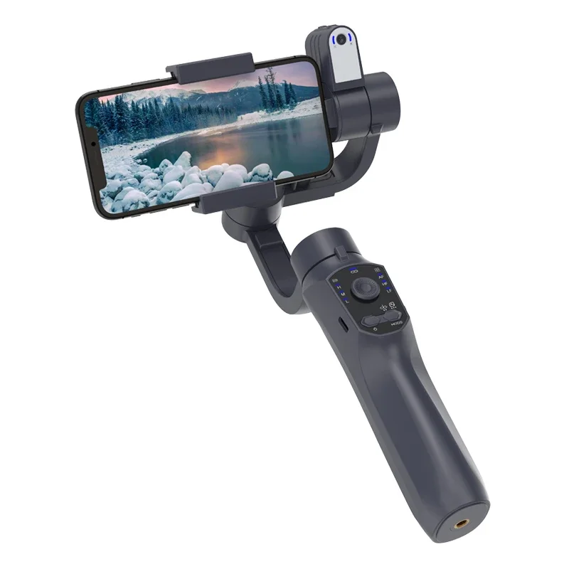 

2025 3-Axis Stabilizer with Fill Light Externally Charged Intelligent AI Tracking Cellphone Gimbal Stabilizers