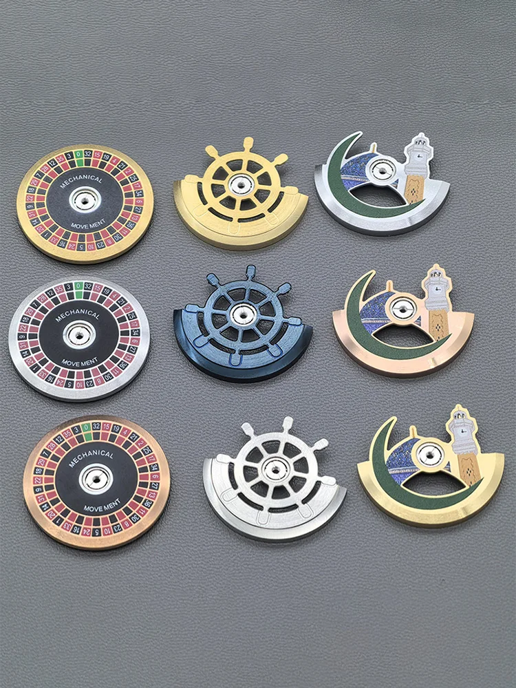 Mod NH35 NH36 Automatischer Hammerrotor, passend für NH35 NH34 NH70 4R 7S26 6R Uhrwerk, Pendelgewicht, Uhr, mechanische Reparaturteile, Refit – Detail 10