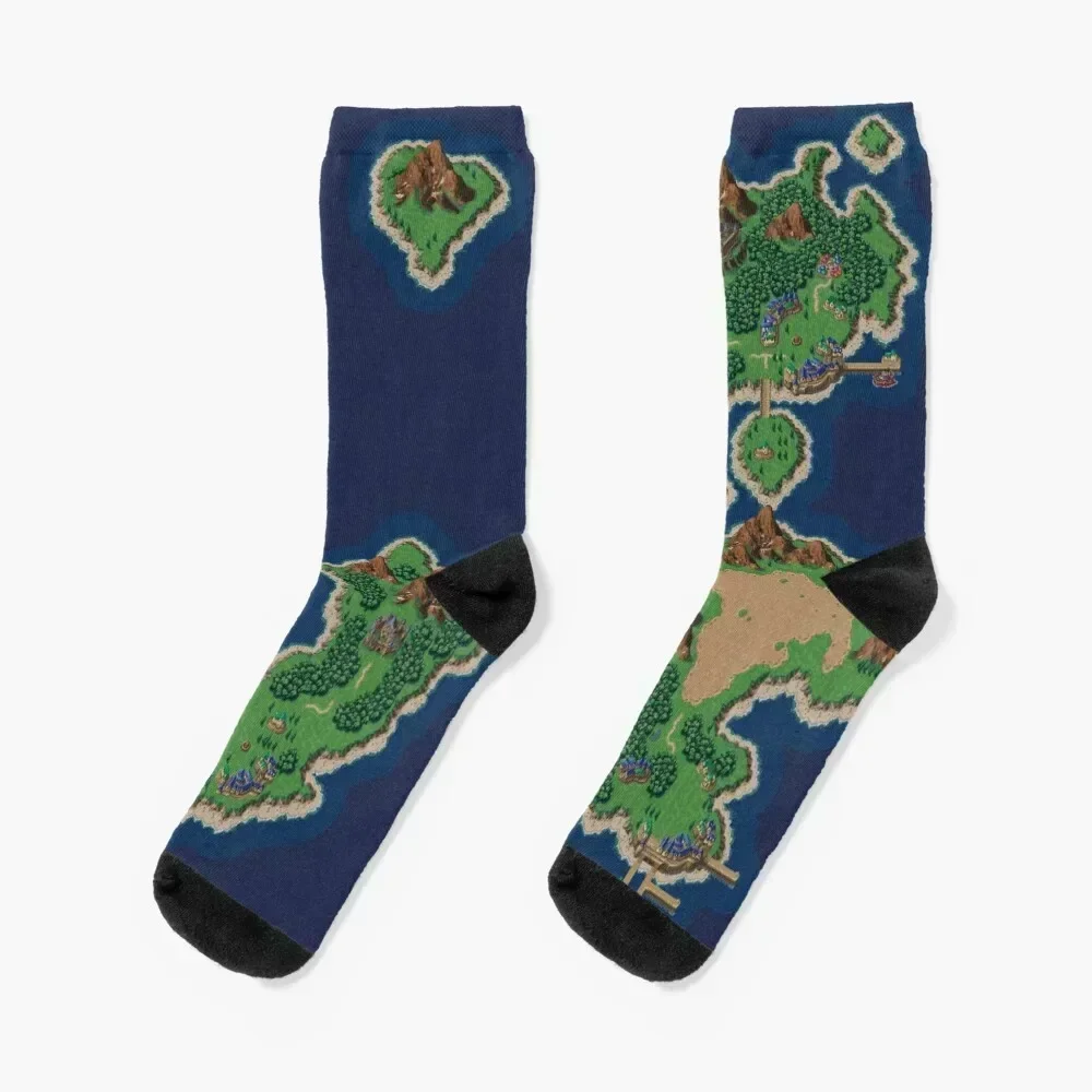 

Chrono Trigger 1000 AD Socks anime funny gift Christmas cycling Designer Man Socks Women's