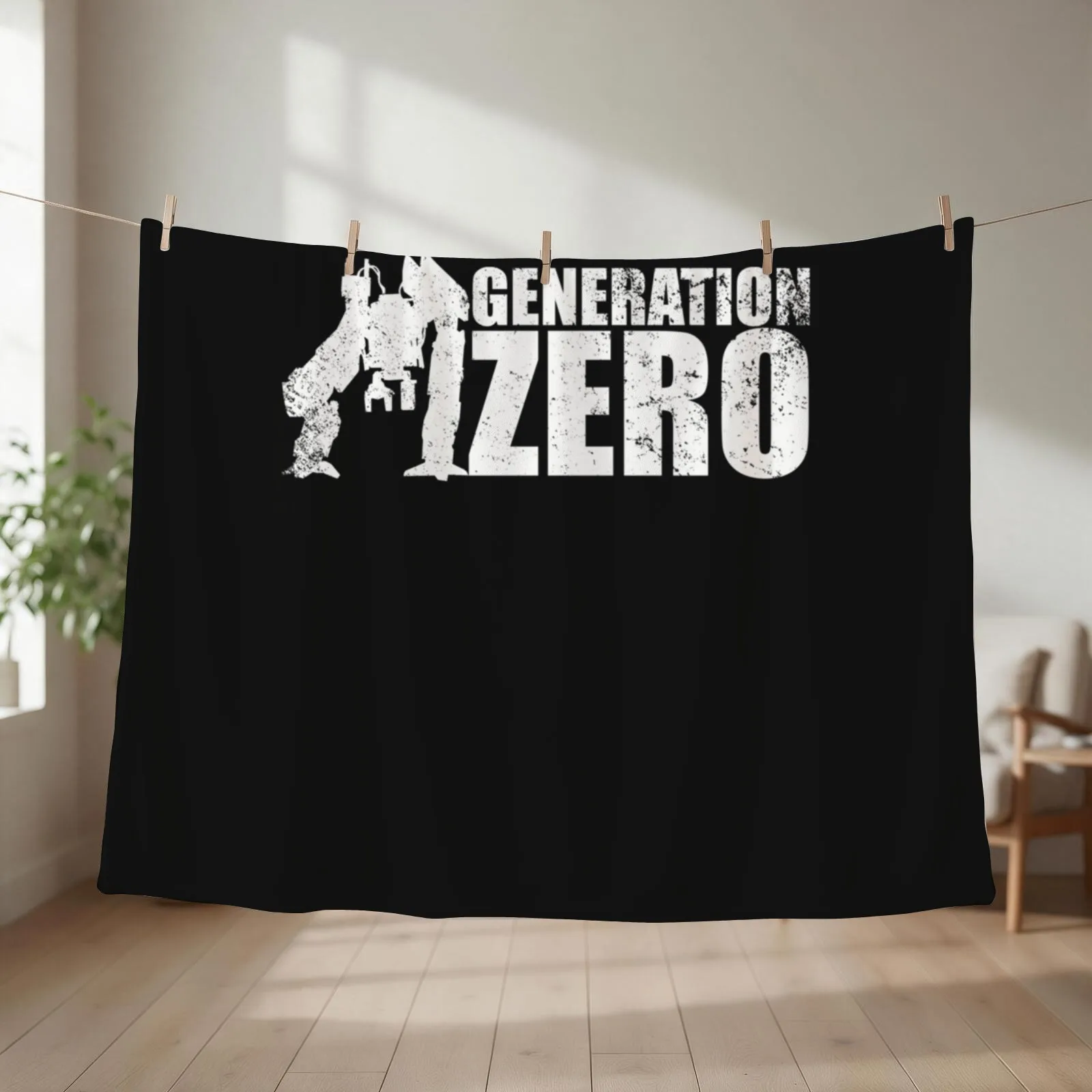 Generation Zero Game Essential Throw Blanket couch cozy soft plush fuzzy picnic outdoor blanket