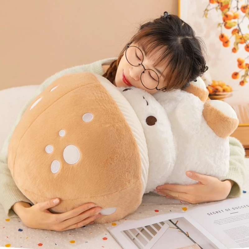 Mushroom Man Plush Toy Shiitake Mushroom Doll Doll Cartoon Game Theme Toy Home Pillow Decoration for Children Birthday Gifts