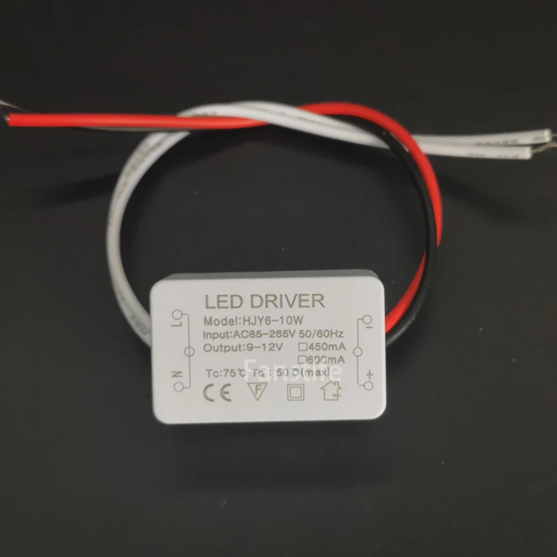 6-10w Constant Current High Power Led Driver 9-12v 600mA