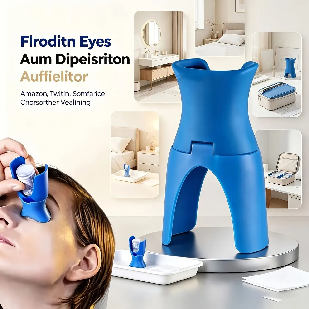 Applicateur de gouttes oculaires réutilisable, aide universelle pour l’administration de gouttes oculaires, permet d’appliquer les gouttes avec précision dans l’œil, évite une application incorrecte, facilite une utilisation simple d’une seule main, compatible avec la plupart des flacons de gouttes oculaires standard disponibles sur le marché, un accessoire sûr et facile à utiliser pour les soins oculaires. Cet outil d’aide à la prise de médicaments permet aux personnes âgées, aux enfants et à tous les membres de la famille de l’utiliser en toute sécurité, ce qui facilite et rend plus pratique l’administration quotidienne de médicaments pour les yeux à la maison.