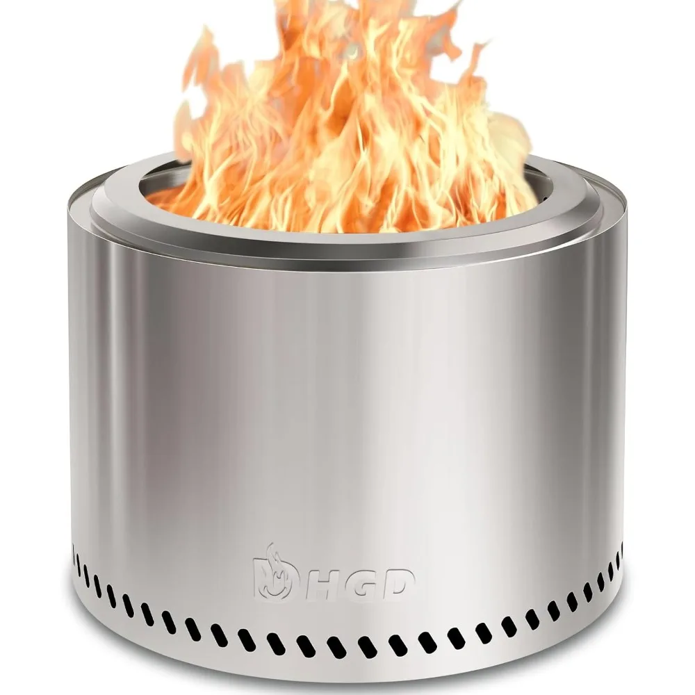 

20-дюймовая уличная костра HGD — бездымная дровяная печь для сбора заднего двора, патио и сада