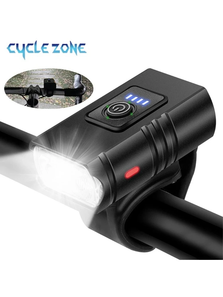 AliExpress Other LED Bicycle Front Light Type-C Rechargeable Bicycle Headlight MTB Road Bike Headlamp Easy to Install Cycling Accessories