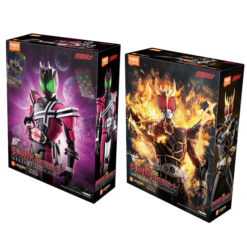 Original 100% Blokees Hero Kamen Rider Legend Edition - Kamen Rider Decade Kits de modèles articulés, Jouets de collection d'accessoires d'anime