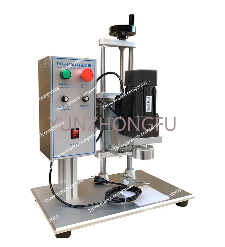 Tabletop Manual Electric Semi-automatic Bottle Jar Screw Capper Sealer Twist off Capping Machine