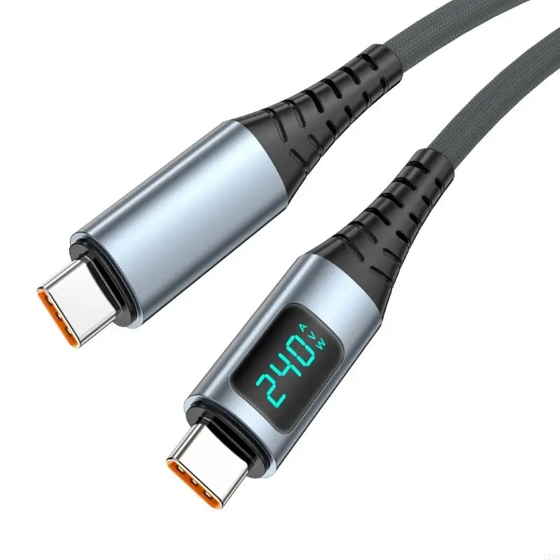 U75B USB3.2Gen2x2 Charging Cable with Dynamic Power Display, Quick Charging up to 240W for Phones, Tablets, and Notebook