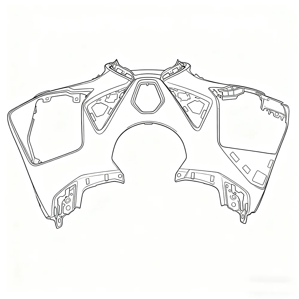 

TKRACING For YAMAHA TMAX 560 2022-2024 BBW-28311 Motorcycle Accessories compartments storage Left and right storage compartments