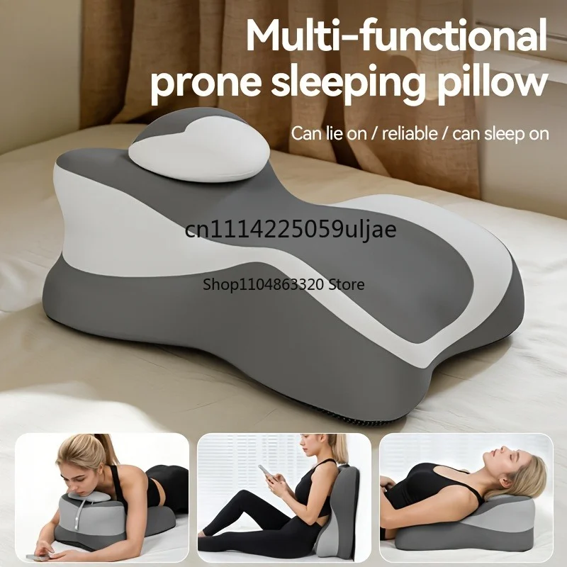 Paar-Nackenkissen für das Bett: Kühlendes, atmungsaktives Memory-Schaum-Lendenkissen und multifunktionales Handy-Unterlagekissen