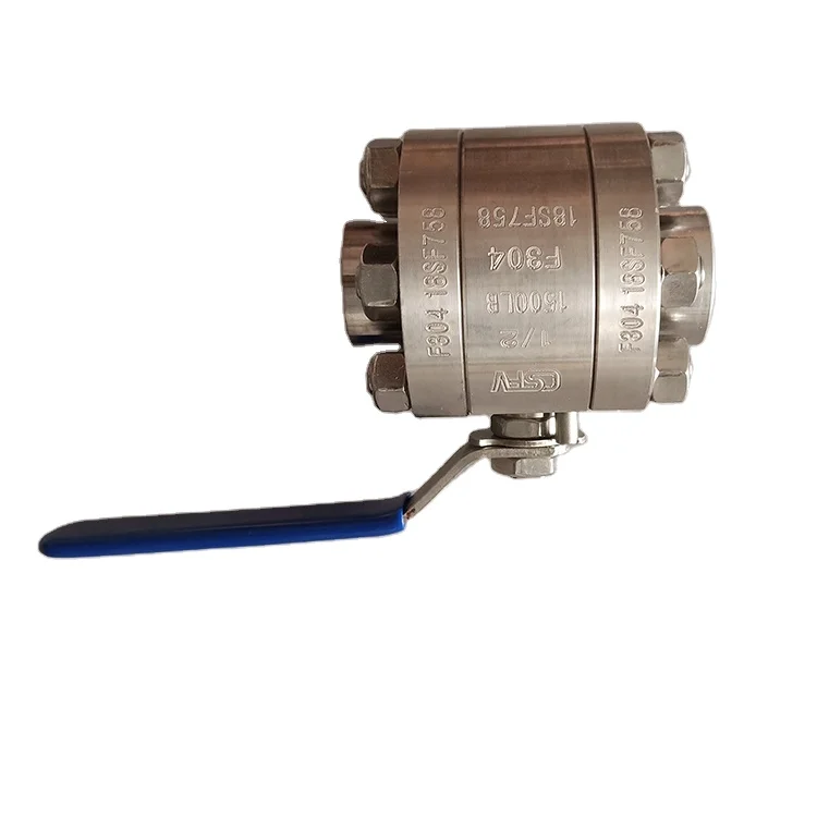 

Open and close frictionless three-piece butt welded stainless steel manual ball valve