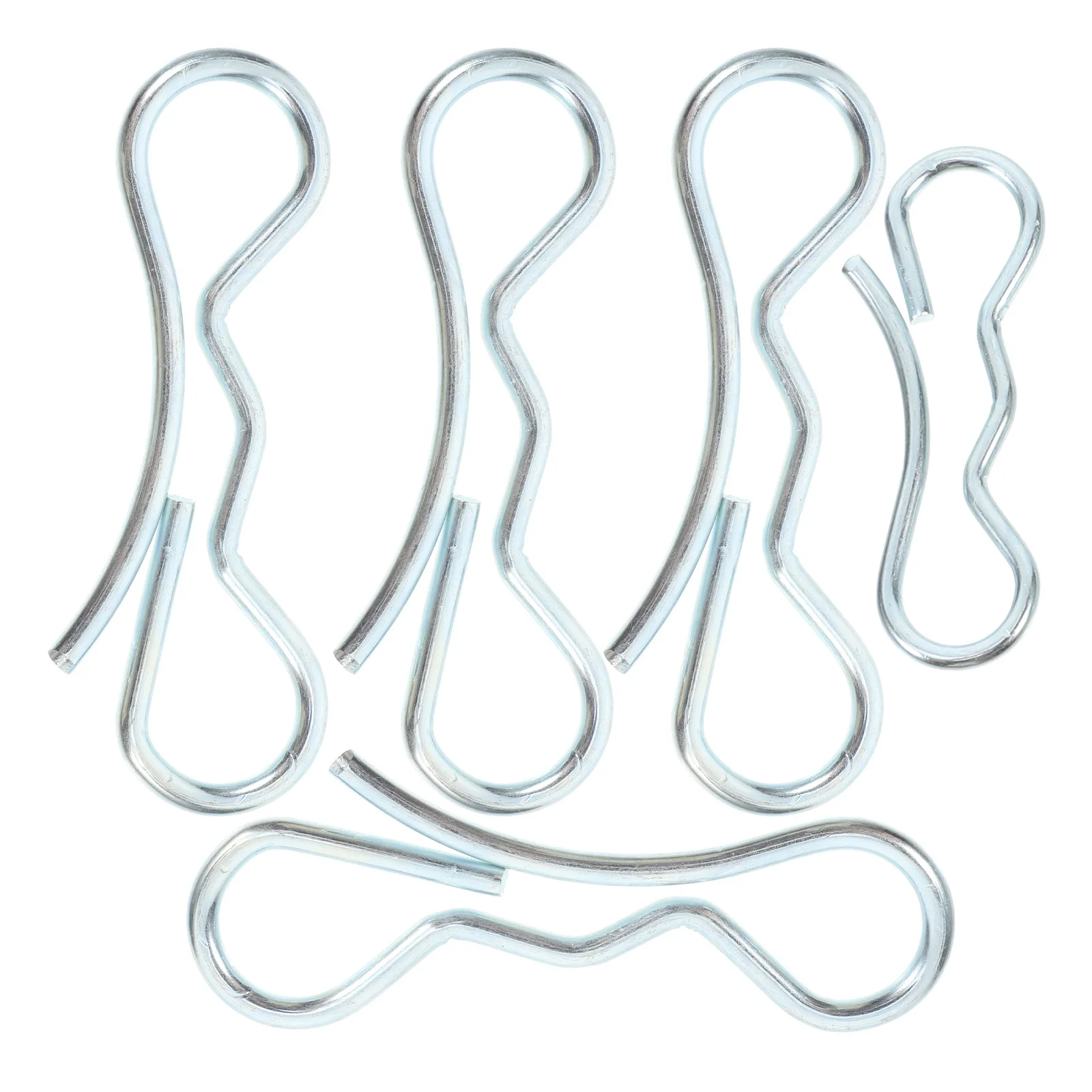 

5Pcs Bow Tie Lock Cotter Pin Heavy Duty Deck Clips for Trailer Hitch Pin Lock System Outdoor Marine Use R Clips Kit