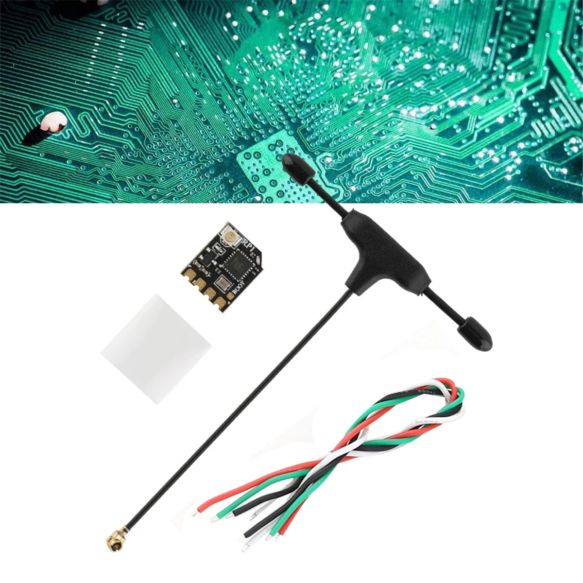 RP1 2.4Ghz ExpressLRS ELRS Nano Receptor com Antena em Forma de T para Versão TX16S TX12 ELRS